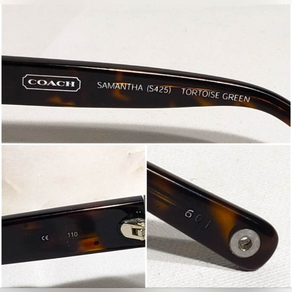 Coach jacquard/leather #2156 & Coach "Samantha" sunglasses. EUC! - Picture 13 of 14